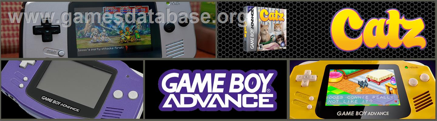 Catz - Nintendo Game Boy Advance - Artwork - Marquee