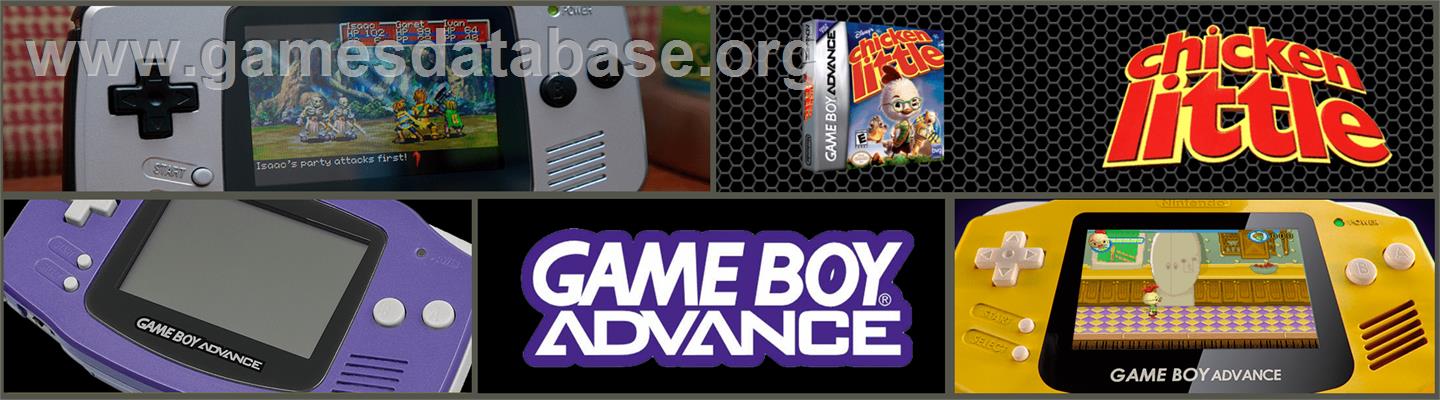 Chicken Little - Nintendo Game Boy Advance - Artwork - Marquee
