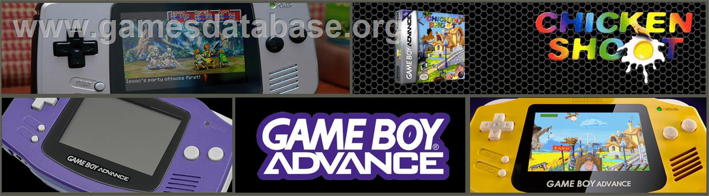 Chicken Shoot - Nintendo Game Boy Advance - Artwork - Marquee