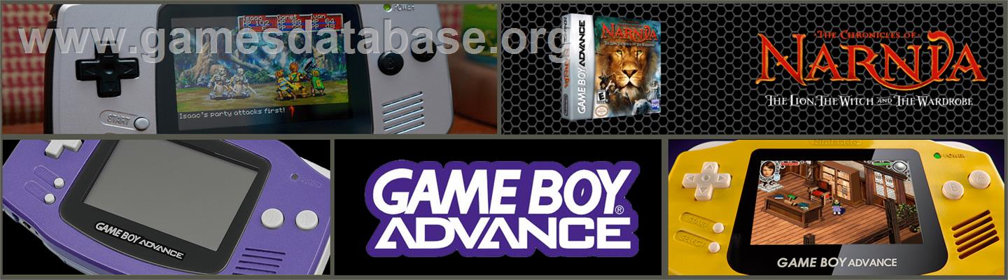 Chronicles of Narnia: The Lion, the Witch and the Wardrobe - Nintendo Game Boy Advance - Artwork - Marquee