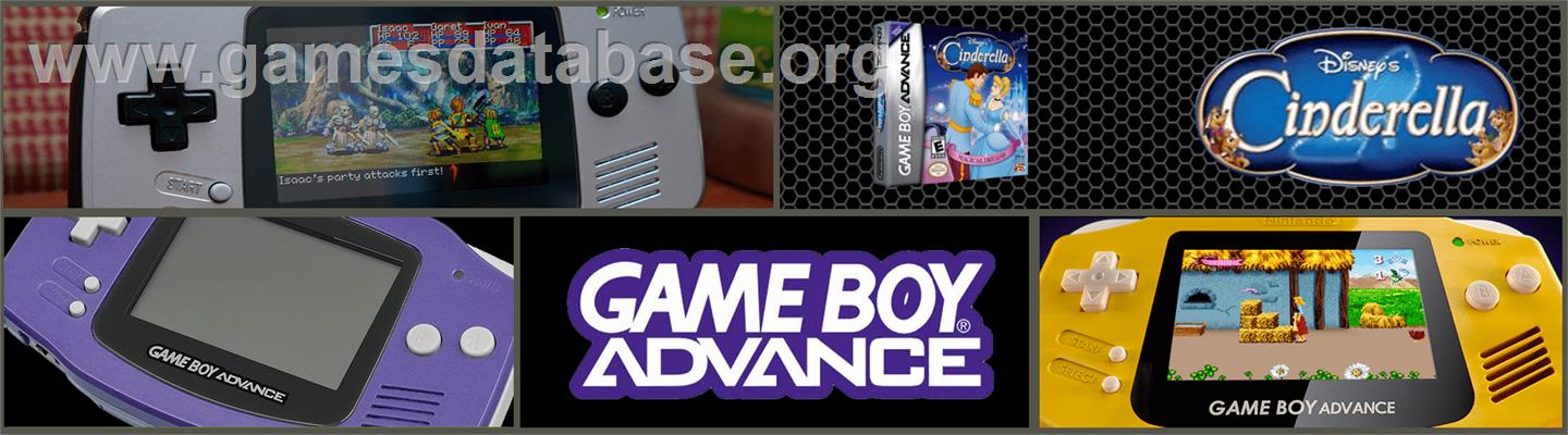 Cinderella: Magical Dreams - Nintendo Game Boy Advance - Artwork - Marquee