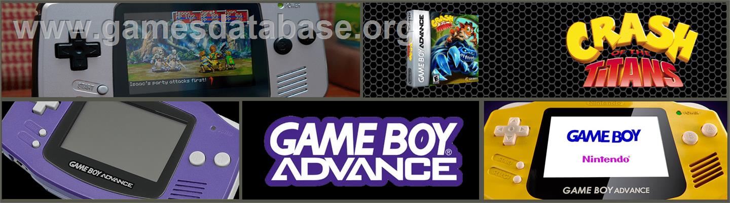 Crash of the Titans - Nintendo Game Boy Advance - Artwork - Marquee