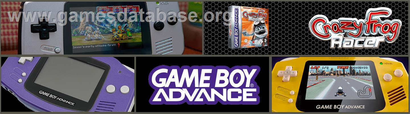 Crazy Frog Racer - Nintendo Game Boy Advance - Artwork - Marquee