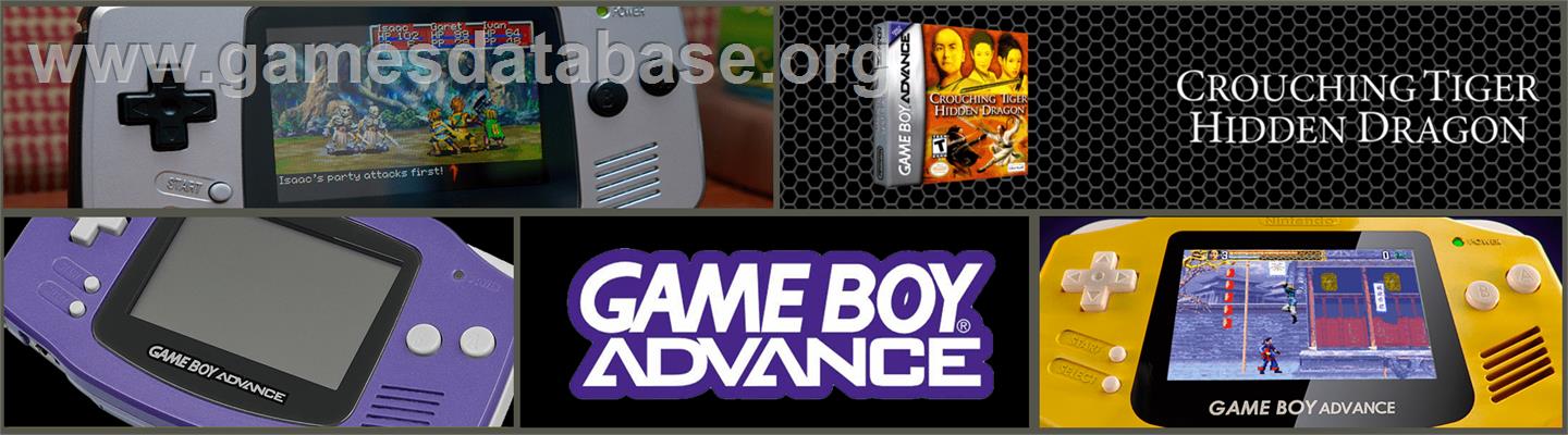 Crouching Tiger, Hidden Dragon - Nintendo Game Boy Advance - Artwork - Marquee