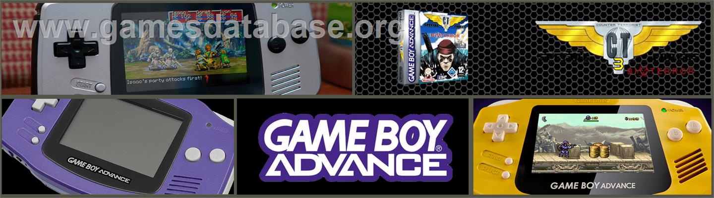Ct Special Forces 3 - Bioterror - Nintendo Game Boy Advance - Artwork - Marquee