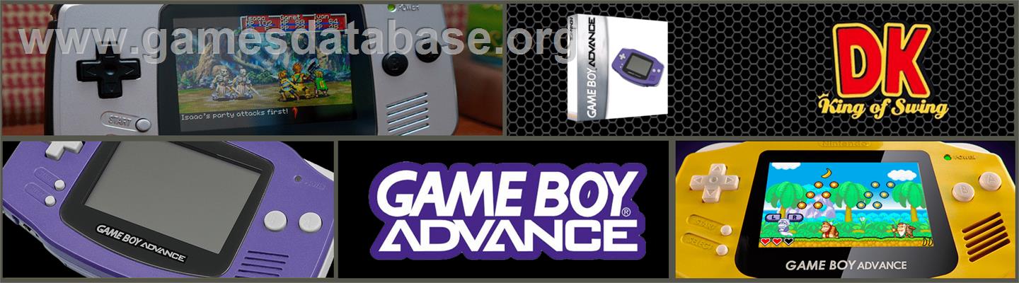 DK: King of Swing - Nintendo Game Boy Advance - Artwork - Marquee