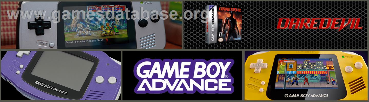 Daredevil - Nintendo Game Boy Advance - Artwork - Marquee