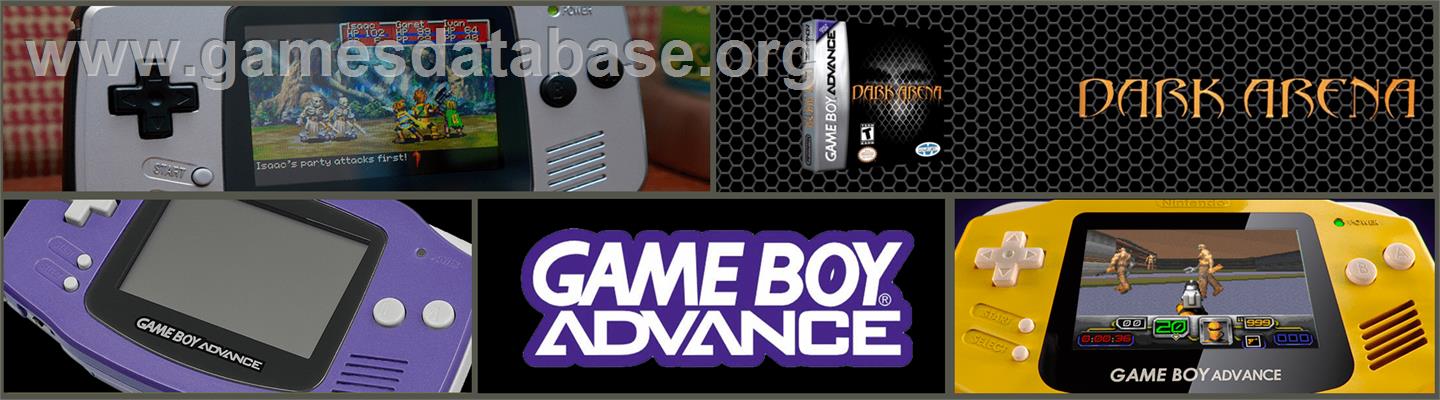 Dark Arena - Nintendo Game Boy Advance - Artwork - Marquee