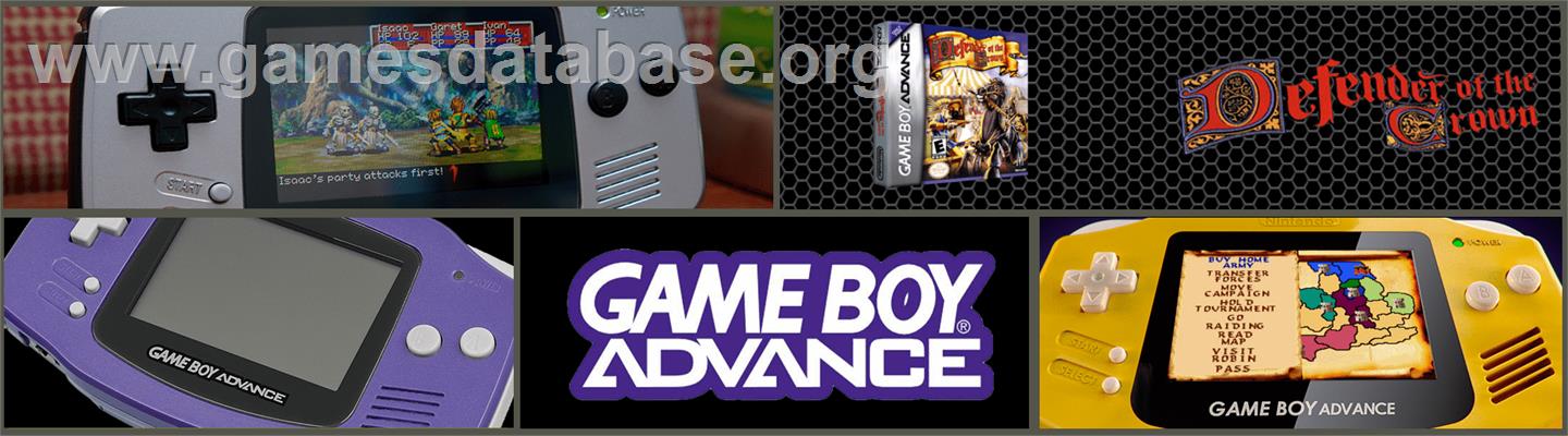 Defender Of The Crown - Nintendo Game Boy Advance - Artwork - Marquee