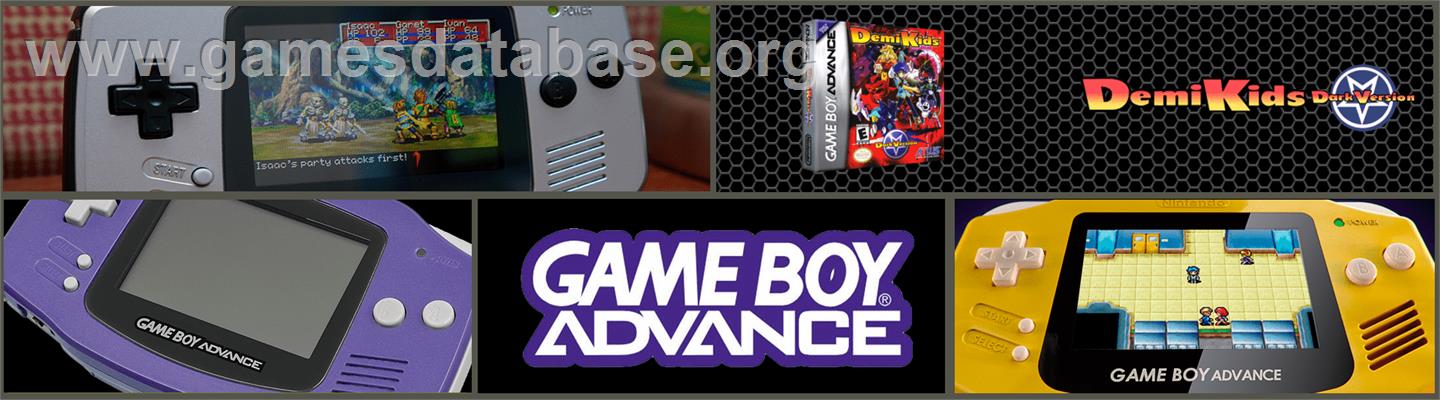 DemiKids: Dark Version - Nintendo Game Boy Advance - Artwork - Marquee