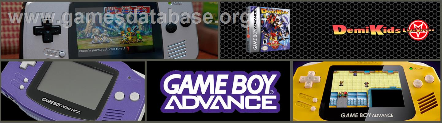 DemiKids: Light Version - Nintendo Game Boy Advance - Artwork - Marquee