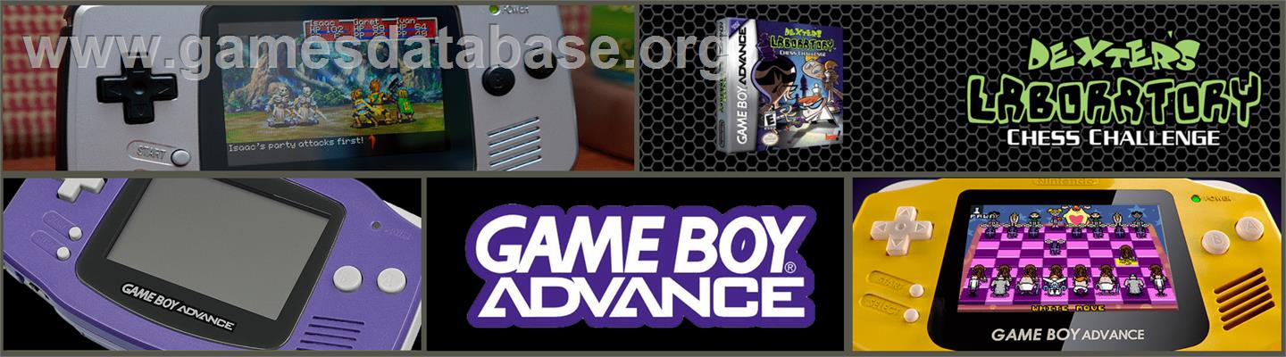Dexter's Laboratory - Chess Challenge - Nintendo Game Boy Advance - Artwork - Marquee
