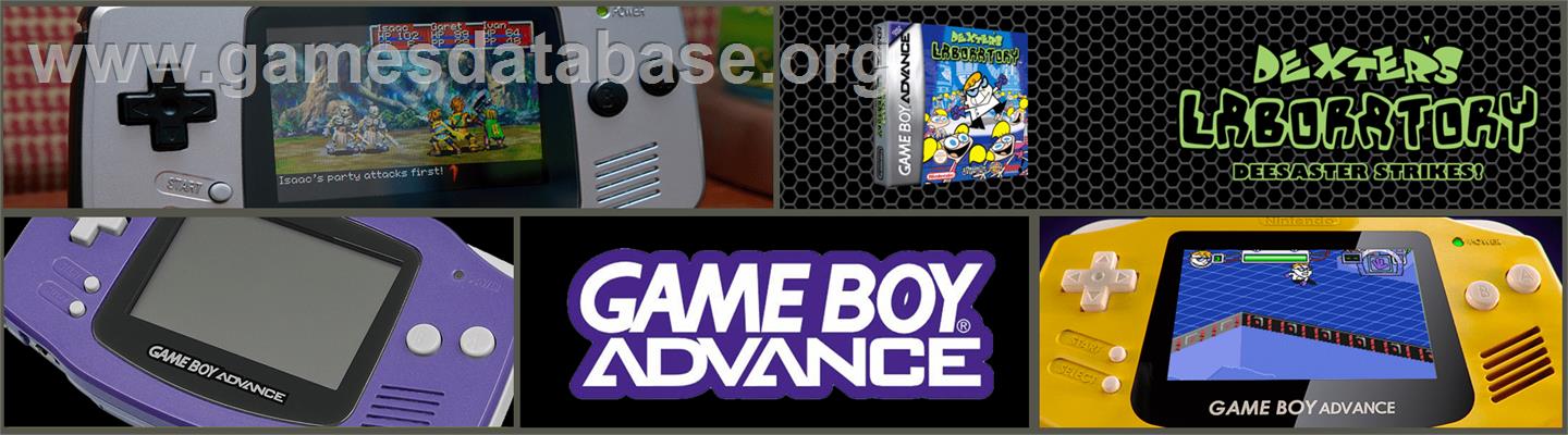 Dexter's Laboratory - Deesaster Strikes ! - Nintendo Game Boy Advance - Artwork - Marquee