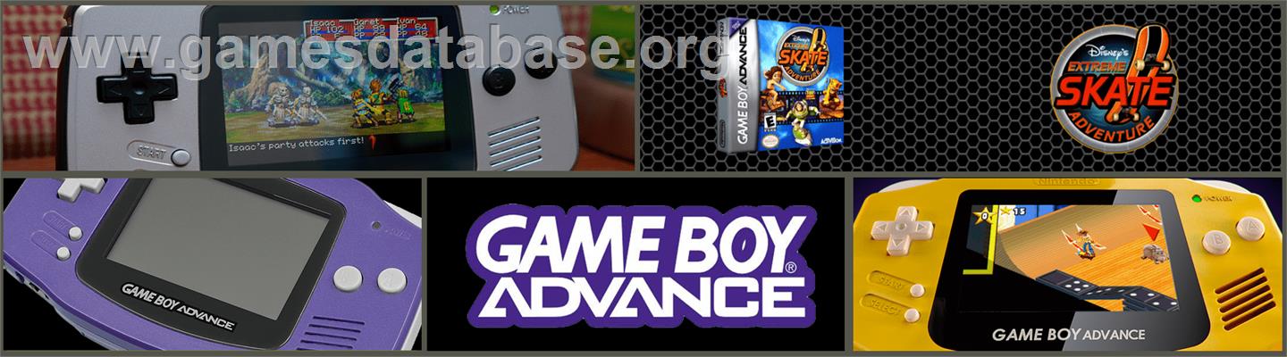 Disney's Extreme Skate Adventure - Nintendo Game Boy Advance - Artwork - Marquee