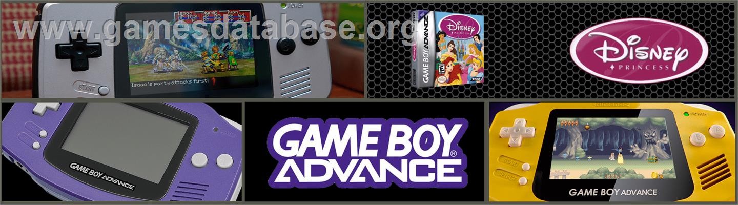 Disney Princesse - Nintendo Game Boy Advance - Artwork - Marquee