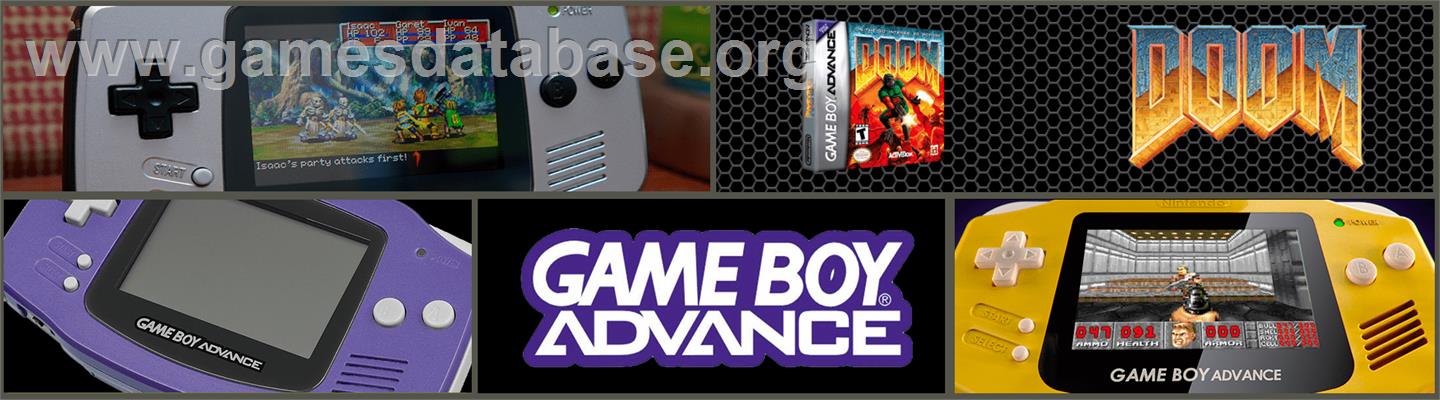 Doom - Nintendo Game Boy Advance - Artwork - Marquee