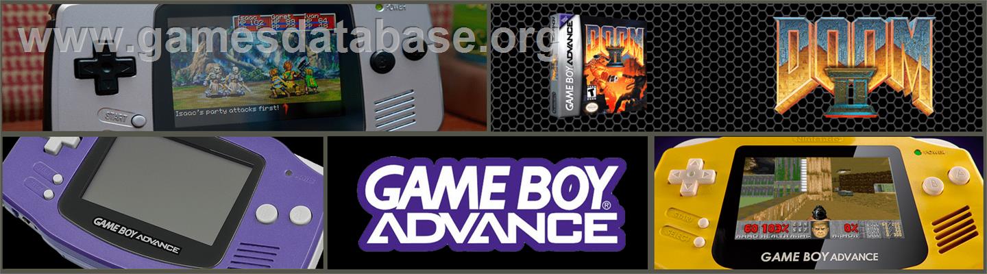 Doom 2 - Nintendo Game Boy Advance - Artwork - Marquee