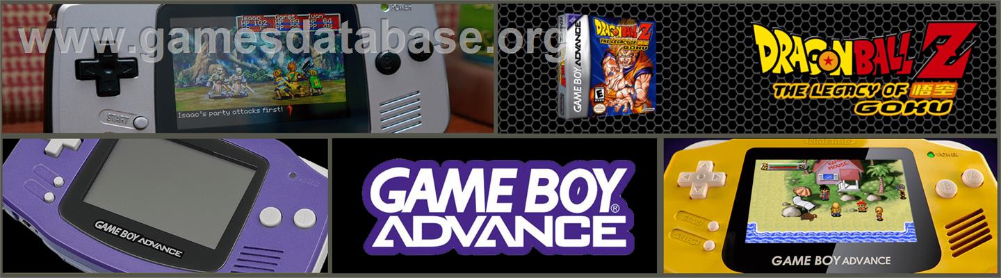 Dragonball Z: The Legacy of Goku - Nintendo Game Boy Advance - Artwork - Marquee