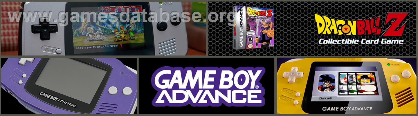 Dragonball Z Collectible Card Game - Nintendo Game Boy Advance - Artwork - Marquee