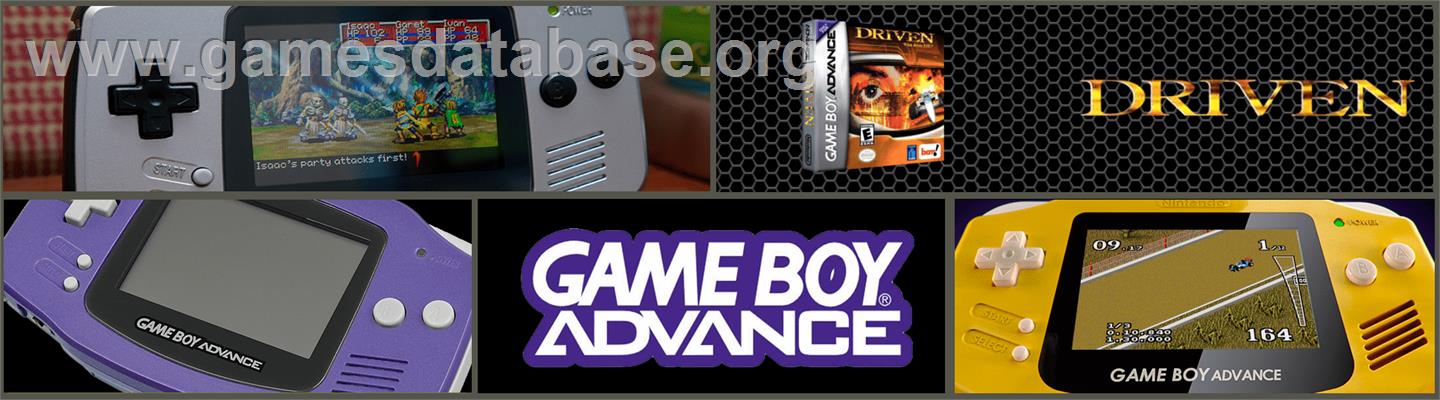 Driven - Nintendo Game Boy Advance - Artwork - Marquee