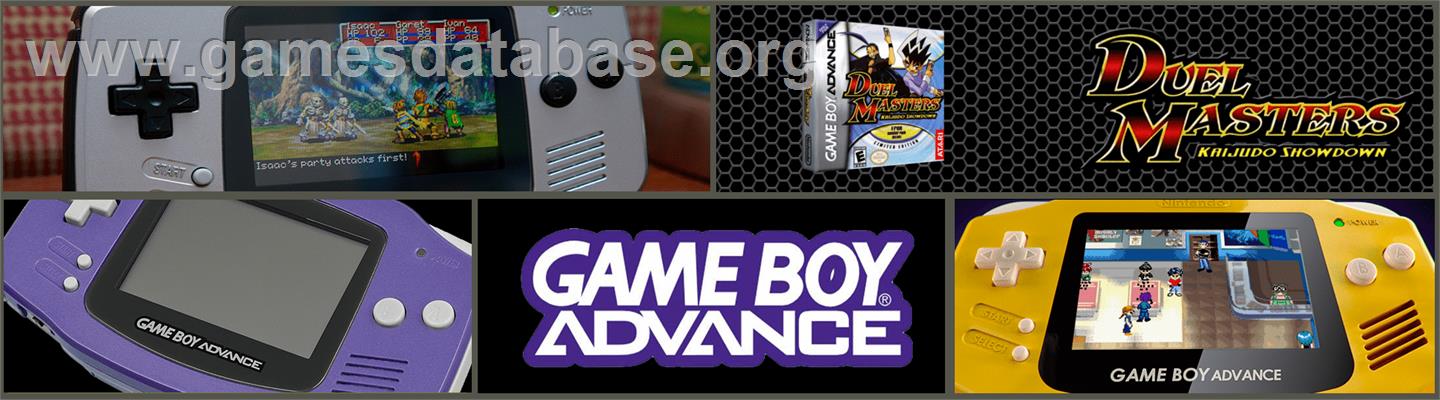 Duel Masters Kaijudo Showdown - Nintendo Game Boy Advance - Artwork - Marquee