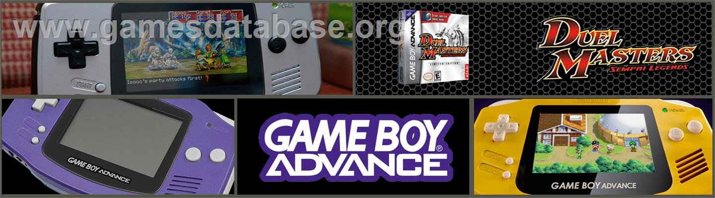 Duel Masters Sempai Legends - Nintendo Game Boy Advance - Artwork - Marquee