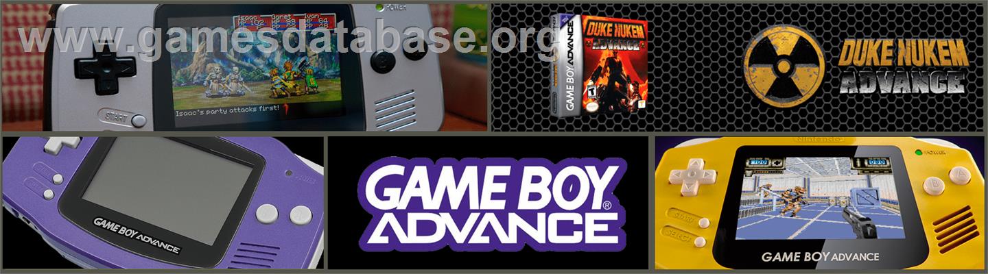 Duke Nukem Advance - Nintendo Game Boy Advance - Artwork - Marquee