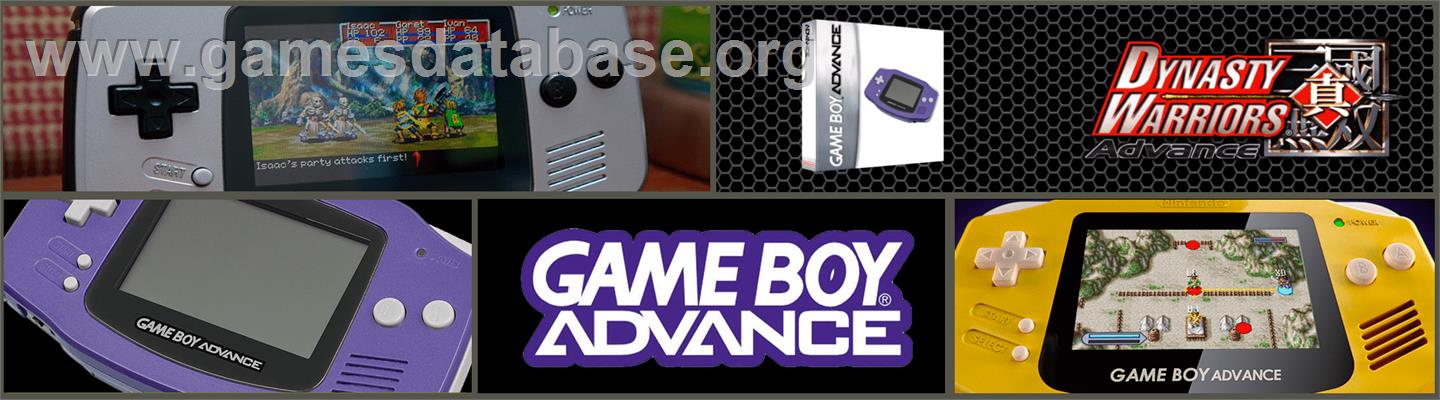 Dynasty Warriors Advance - Nintendo Game Boy Advance - Artwork - Marquee