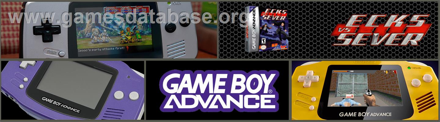 Ecks vs. Sever - Nintendo Game Boy Advance - Artwork - Marquee