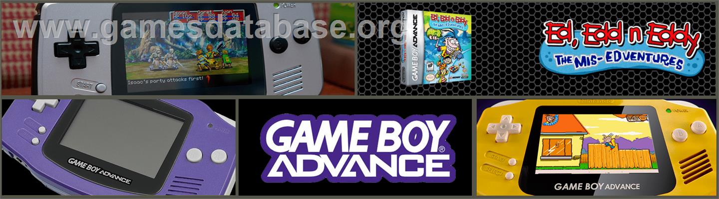 Ed Edd'n Eddy - The Mis-Edventures - Nintendo Game Boy Advance - Artwork - Marquee
