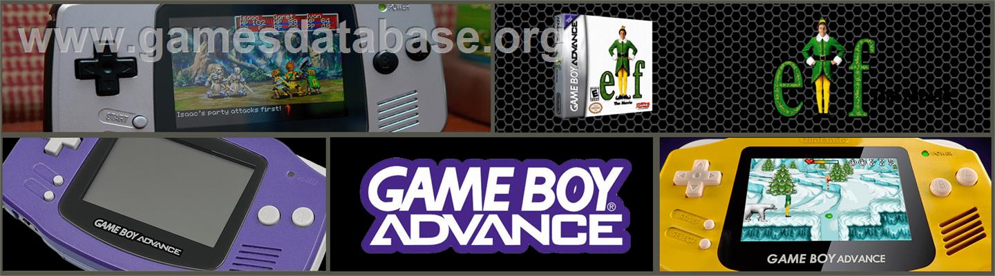 Elf - The Movie - Nintendo Game Boy Advance - Artwork - Marquee