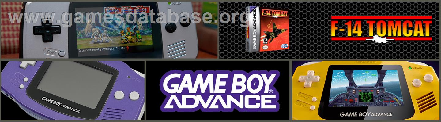 F-14 Tomcat - Nintendo Game Boy Advance - Artwork - Marquee