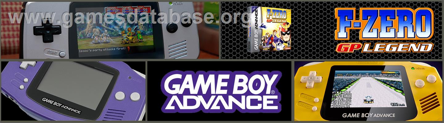 F-Zero: GP Legend - Nintendo Game Boy Advance - Artwork - Marquee