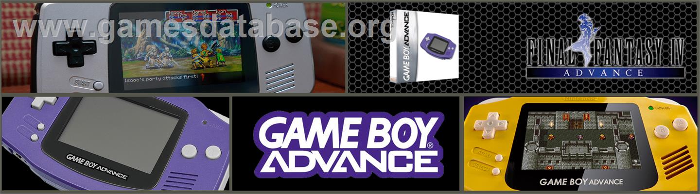 Final Fantasy 2 - Nintendo Game Boy Advance - Artwork - Marquee