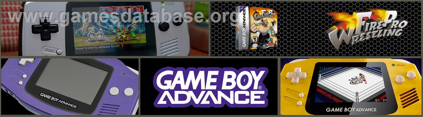 Fire Pro Wrestling - Nintendo Game Boy Advance - Artwork - Marquee
