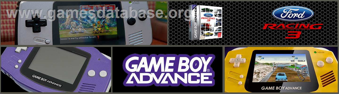 Ford Racing 3 - Nintendo Game Boy Advance - Artwork - Marquee