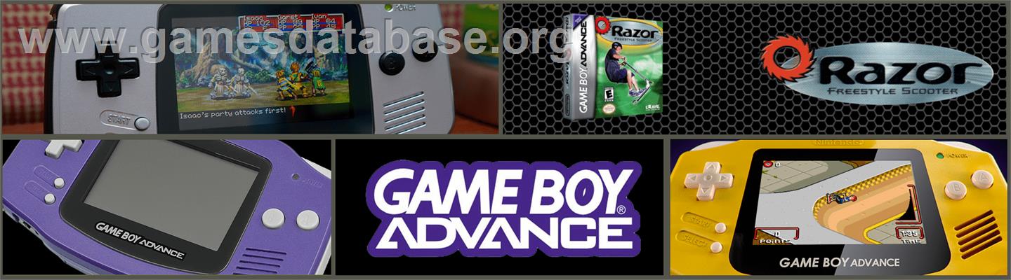 Freestyle Scooter - Nintendo Game Boy Advance - Artwork - Marquee