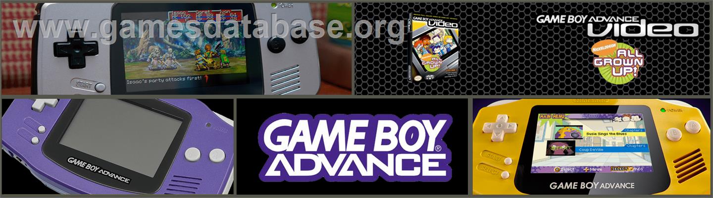 Game Boy Advance Video - All Grown Up! - Volume 1 - Nintendo Game Boy Advance - Artwork - Marquee