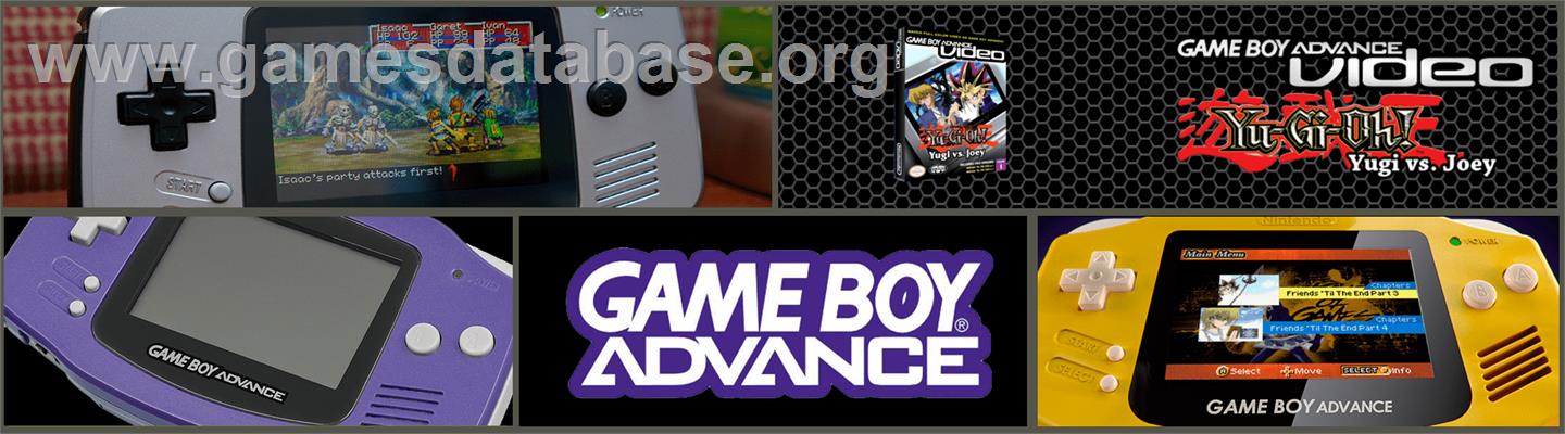 Game Boy Advance Video - Yu-gi-oh! - Yugi Vs. Joey - Nintendo Game Boy Advance - Artwork - Marquee