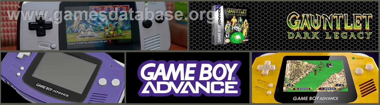 Gauntlet - Dark Legacy - Nintendo Game Boy Advance - Artwork - Marquee