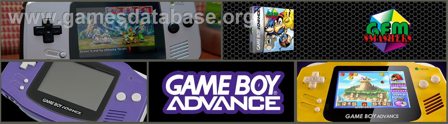 Gem Smashers - Nintendo Game Boy Advance - Artwork - Marquee