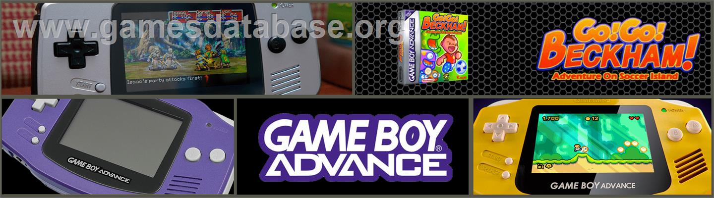 Go! Go! Beckham! - Adventure On Soccer Island - Nintendo Game Boy Advance - Artwork - Marquee