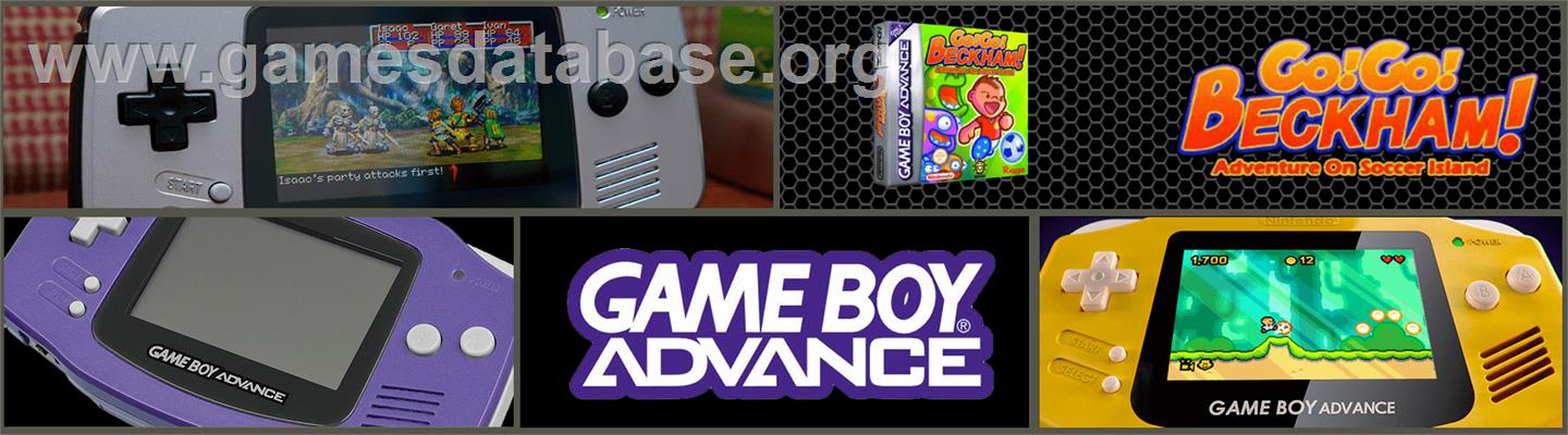 Go! Go! Beckham! Adventure of Soccer Island - Nintendo Game Boy Advance - Artwork - Marquee