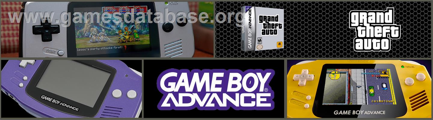 Grand Theft Auto Advance - Nintendo Game Boy Advance - Artwork - Marquee