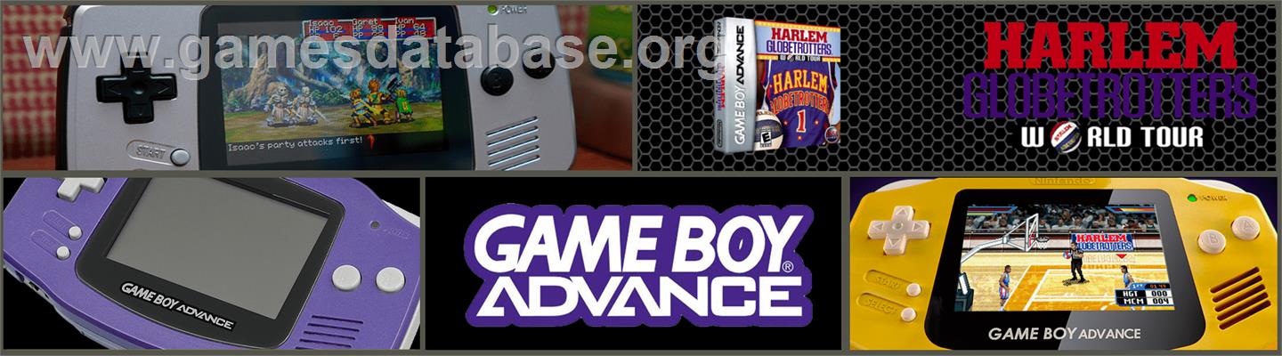 Harlem Globetrotters: World Tour - Nintendo Game Boy Advance - Artwork - Marquee