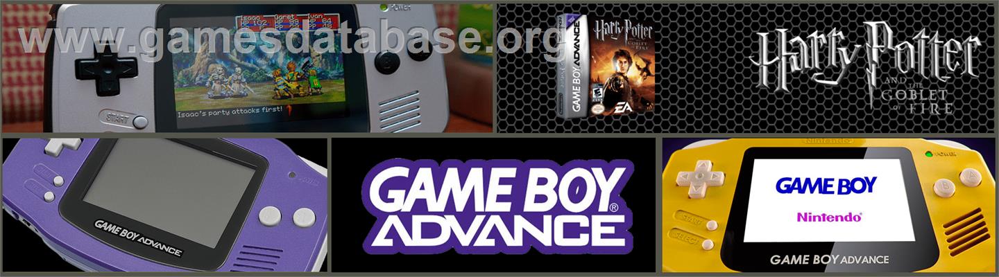 Harry Potter and the Goblet of Fire - Nintendo Game Boy Advance - Artwork - Marquee