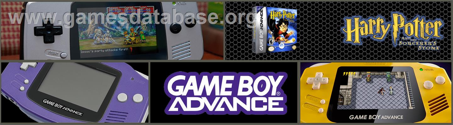 Harry Potter and the Philosopher's Stone - Nintendo Game Boy Advance - Artwork - Marquee