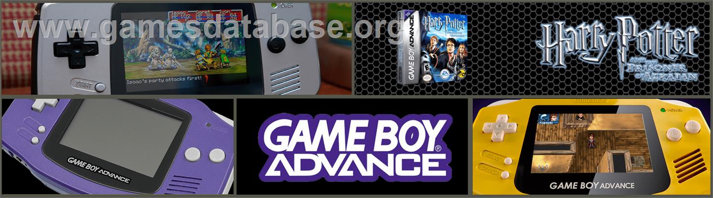 Harry Potter and the Prisoner of Azkaban - Nintendo Game Boy Advance - Artwork - Marquee