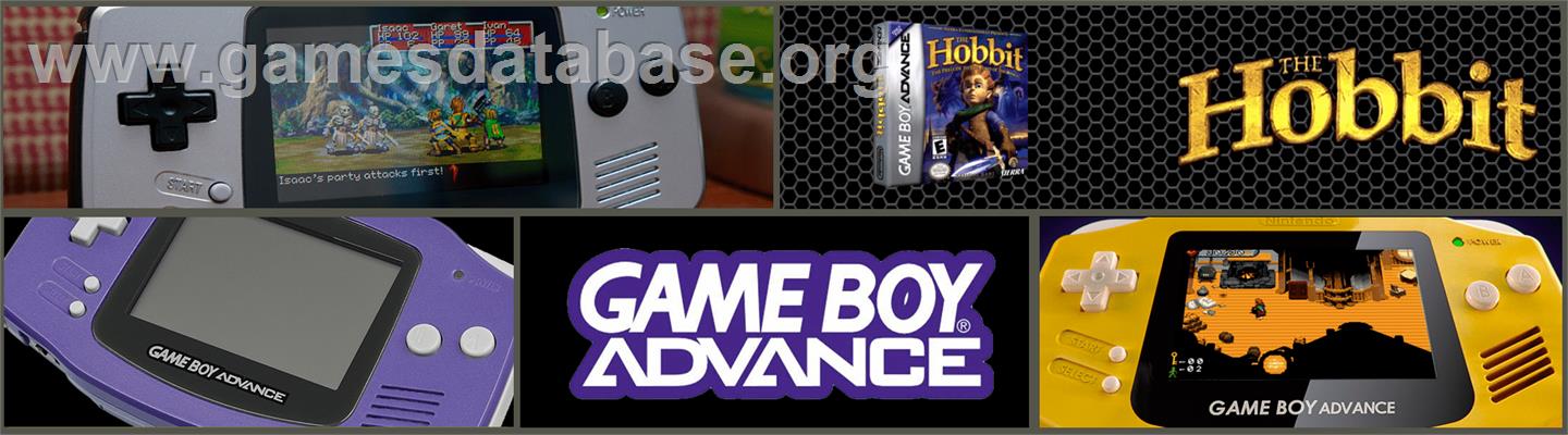 Hobbit - Nintendo Game Boy Advance - Artwork - Marquee