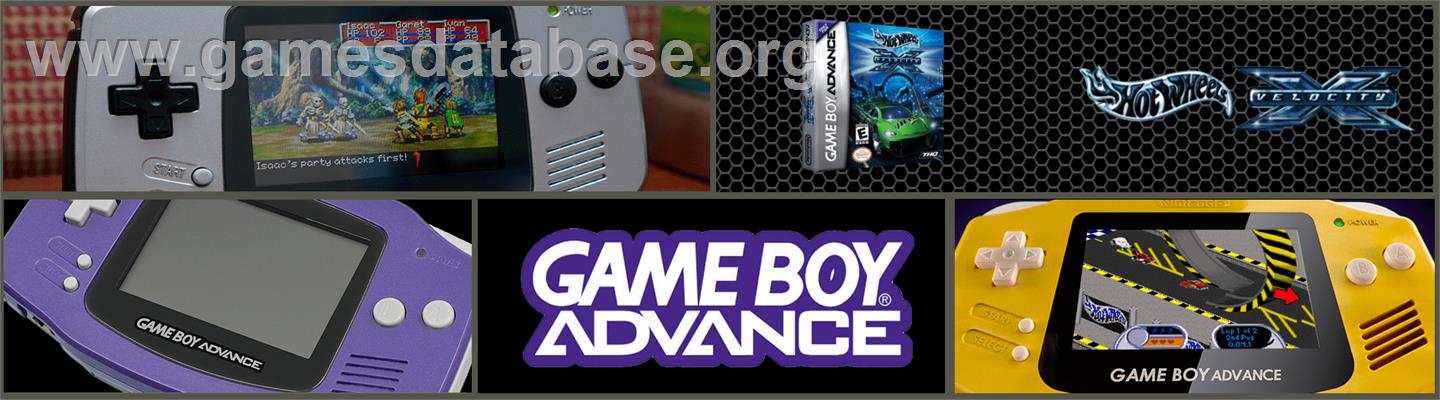 Hot Wheels - Velocity X - Nintendo Game Boy Advance - Artwork - Marquee